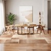 Machine Washable Living Room Rugs 8x10 Large Geometric Floor Cover with Non-Slip Backing, Stain-Resistant Low Pile Indoor Mat, Plaid Accent Rugs - 2 of 4
