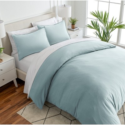 Washed Duvet Cover & Sham Set - Extra Soft, Easy Care by Bare Home, Comforter Not Included