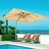 TiramisuBest 9ft Aluminum Cantilever Tilt Patio Umbrella with Center Pole - Lake Blue (Not Base) - 2 of 4