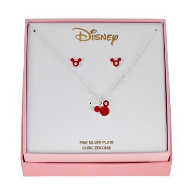 Mickey Mouse Necklace and Earring Set