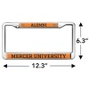 Mercer University Alumni Full Size Standard License Plate Metal Frame - 4 of 4