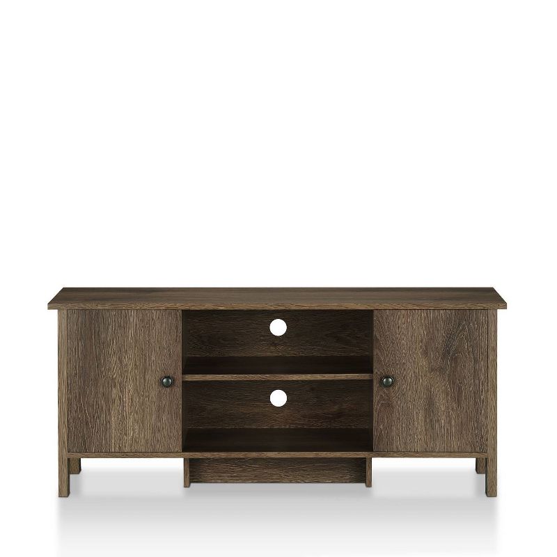 Cecilia TV Stand for TVs up to 47&#34; Distressed Walnut - miBasics, 1 of 14