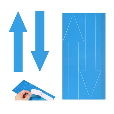 Unique Bargains PVC Self Adhesive Arrow Sticker 20 Pcs