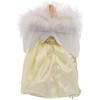 Kurt Adler Color Changing 7-Light Warm White LED Angel Treetop, Ivory and Gold, 12" - 3 of 4