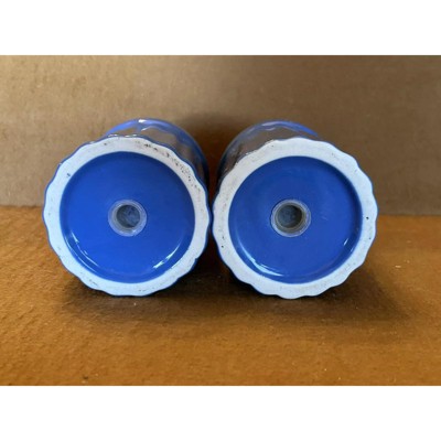 Blue Ceramic Simsbury Salt and Pepper Shaker Set