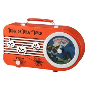 Mr. Halloween 10 in. Trick or Treat Orange Radio - 1 of 4