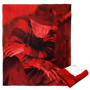 Warner Bros. Nightmare on Elm Street Hellish Glow Silk Touch Throw Blanket 50x60 Inches - 1 of 4