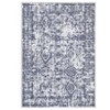 Washable Vintage Printed Rug Non Slip Low Pile Rug Soft Throw Floor Cover Foldable Indoor Carpet for Living Room Bedroom Playroom Nursery - 4 of 4