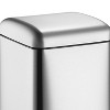 8 Gal/30L Trash Can, Rectangular Kitchen Trash Can Stainless Steel Recycle Bin with Soft-Close Lid Removable Inner Bucket - 2 of 4