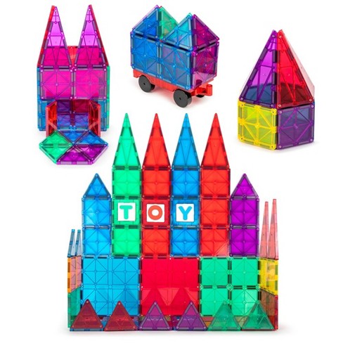 Magna-tiles Clear Colors 37pc Set : Target