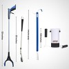 Long Shoe Horn, Grabber Reacher Tool, Sock Aid Device, and Sock Puller Aid Bundle - 3 of 3