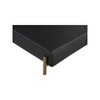 Meridian Furniture,Carly Black Vegan Leather Seat / Boucle Fabric Back Counter Stool - 4 of 4