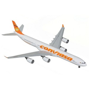 Airbus A340-600 Commercial Aircraft "Linea Aerea Conviasa" White with Orange Tail "Gemini 200" 1/200 Diecast Model by GeminiJets - 1 of 1