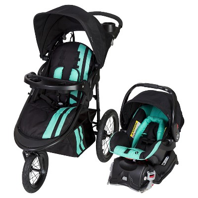 baby trend green jogging stroller