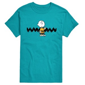 Men's - Peanuts - Charlie Brown Short Sleeve Graphic T-Shirt - 1 of 4