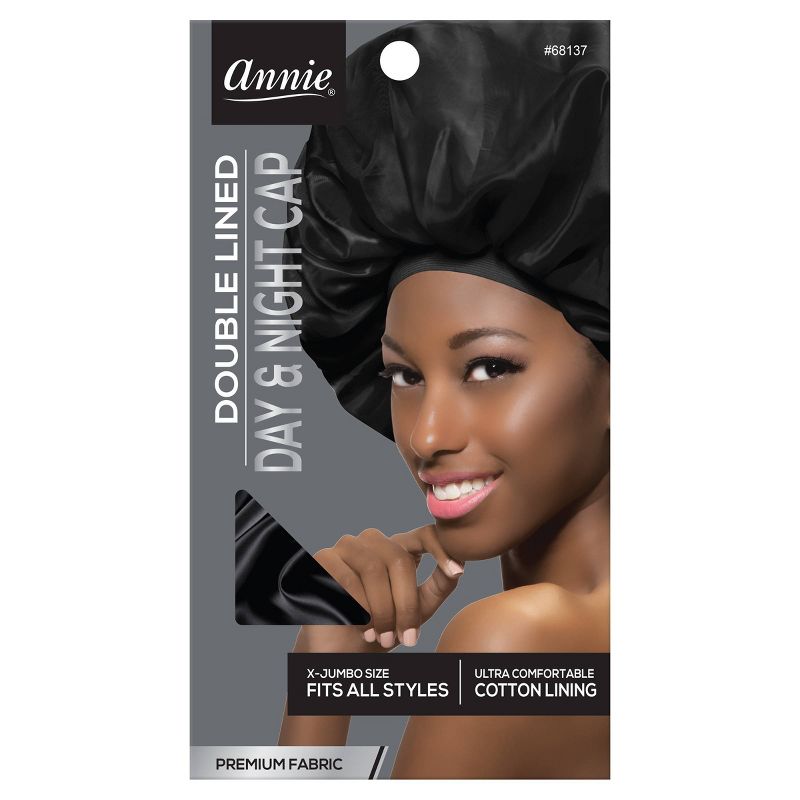 Annie International Deluxe Jumbo Day and Night Black Cap, 1 of 5