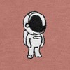 Dalix Astronaut Embroidered Shorts Washed Soft Fleece Relaxed Drawstring Pocket Fit Lounge Womens - 2 of 4