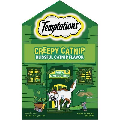 Temptations Creepy Catnip Haunted House Cat Treats - 16oz