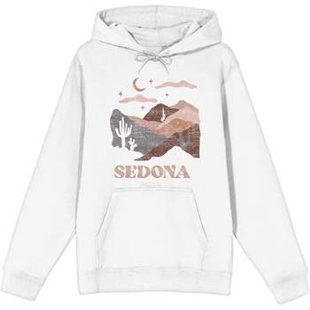 Adventure Society Sedona Arizona Long Sleeve Adult Hooded Sweatshirt