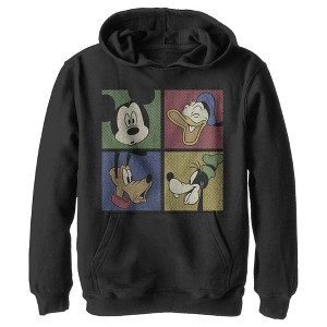 Boy's Disney Mickey Mouse Character Square Pull Over Hoodie - 1 of 4