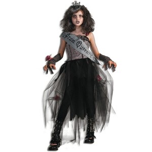Rubie's Girls' Goth Prom Queen Costume - 1 of 2