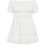 Women's Plus Size Aura Dress - ivory | CITY CHIC - image 4 of 4