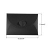 Unique Bargains Mini Pearlescent Paper Heart Shaped Clasp Envelopes 12 Pcs - 2 of 4
