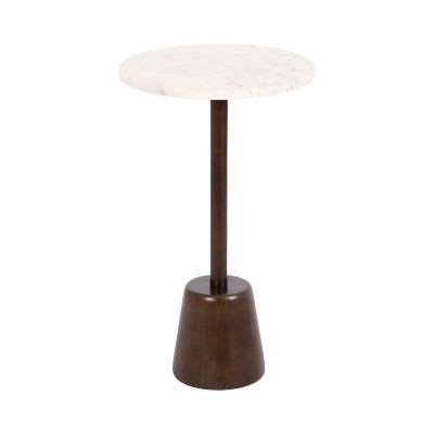 Kate and Laurel Tira Round Side Table