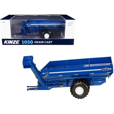 Kinze 1050 Grain Cart with Flotation Tires Blue 1/32 Diecast Model by SpecCast