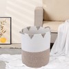 REGALWOVEN Odorless Cotton Rope Handcrafted Breathable Compact Size Open Storage Bins 11.8 x 14.2 Inch 1 Pc - 4 of 4