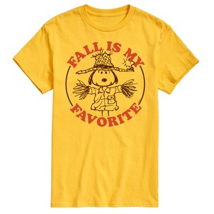 Men's - Peanuts - Fall Is My Favorite Short Sleeve Graphic T-Shirt - 1 of 4