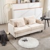 2-Seat Upholstered Loveseat Sofa Modern Couch for Living Room - 3 of 4