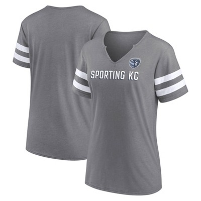 MLS Sporting Kansas City Women's Gray Split T-Shirt