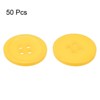 Unique Bargains Resin Craft Snap Round Flat 4-Hole Sewing Buttons 50 Pcs - 3 of 4