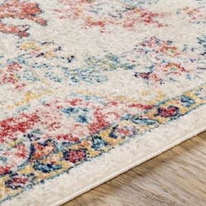 Hauteloom Hemingbrough Red&White Medallion Rug - 1 of 4