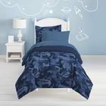 Geo Camo Mini Bed in a Bag Blue - Dream Factory