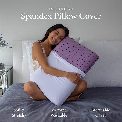 Purple Cooling Gel Infused Memory Foam Ventilated Pillow