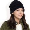 Anna-Kaci Women's Satin-Lined Knit Beanie for Hair Protection and Moisture Retention in a Cozy Slouch Design - 3 of 4