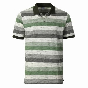 Gioberti Men's Club Stripe Polo Shirt - Short Sleeve, Regular Fit, Yarn Dye - 1 of 4