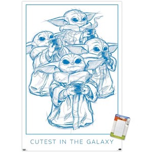 Trends International Star Wars: The Mandalorian: Grogu Moments - Cutest Unframed Wall Poster Prints - 1 of 4