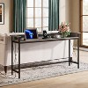 Hommoo 70.9 inch Extra Long Console Table with Outlets and USB Ports - 4 of 4