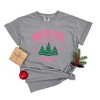 Simply Sage Market Women's North Pole University Pink Trees Short Sleeve Garment Dyed Tee - 3 of 3