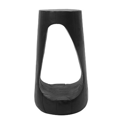 Christopher Knight Home Roland Rustic Outdoor Lightweight Concrete Hollow Side Table