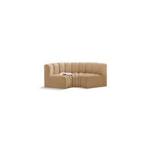 Meridian Furniture,Arc Velvet Modular Sofa - 1 of 4