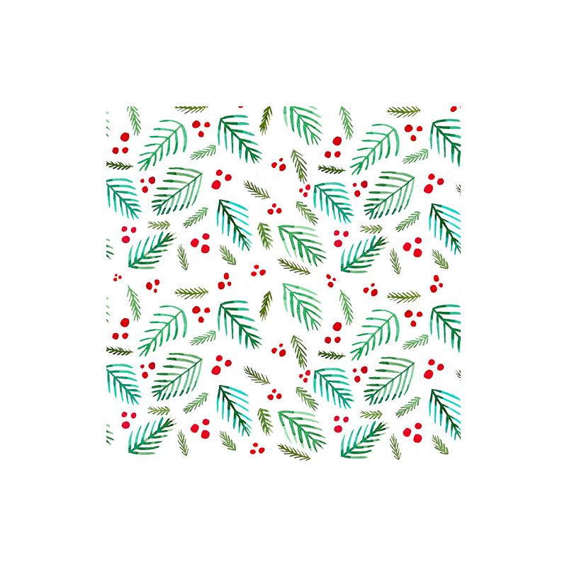 Angela Minca Xmas branches white Shower Curtain - Deny Designs, 3 of 4