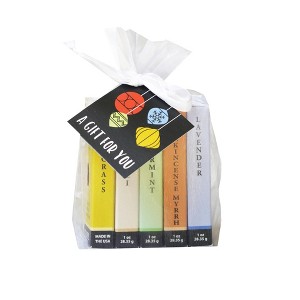 Holiday Soap Sampler | Festive 5-Item Herbal Bar Soap Collection in Gift Box | Seasonal Plantlife Favorites - 1 of 2