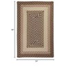 Colonial Mills Tiburon Braided Rug, Sandstorm 2'x4', Rectangle Shape - 2 of 3
