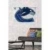 Trends International NHL Vancouver Canucks - Logo 19 Framed Wall Poster Prints - 2 of 4