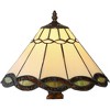 Robert Louis Tiffany Camile Traditional Accent Table Lamp 18 1/2" High Bronze Woven Art Glass Shade for Bedroom Living Room Bedside Nightstand Office - 3 of 4