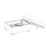 SKRAN Single Sofa Couch, Comfy Upholstered Deep Armchair with Storage, Modern Lounge Chair for Living Room Bedroom, Small Space - 4 of 4